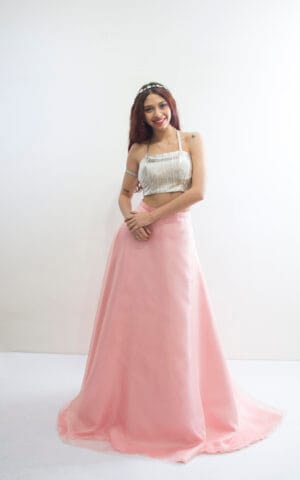vestido rose