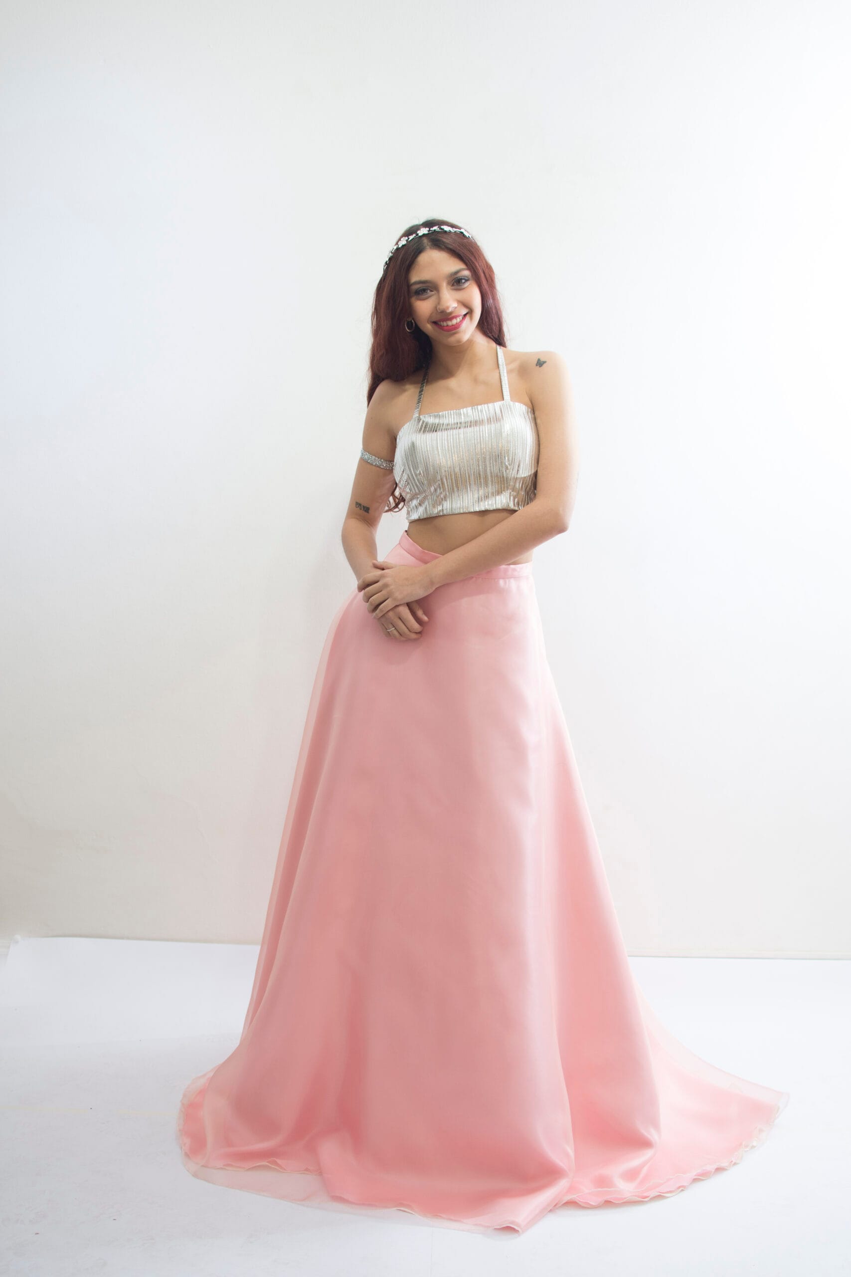 vestido rose